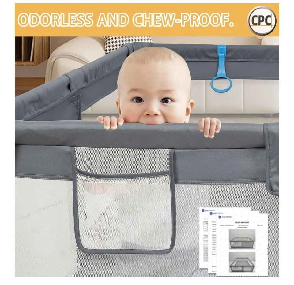 Baby Playpen with Anti-Slip Base & Anti-Collision Strip - photo 2