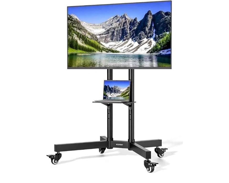 Heavy-Duty Rolling TV Stand for 32-85" TVs