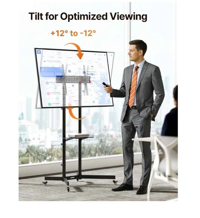 Heavy-Duty Rolling TV Stand for 32-85" TVs - photo 3