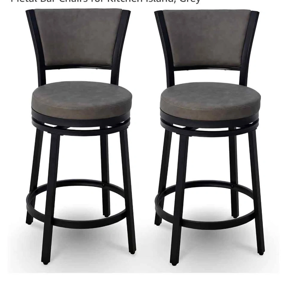 Brand new Counter Height Bar Stools Set of 2, 25" Faux Leather