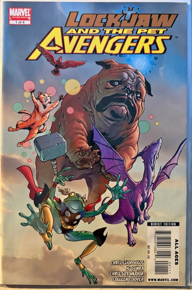 Lockjaw and the Pet Avengers #1-4 (2009, Marvel) - $50 OBO