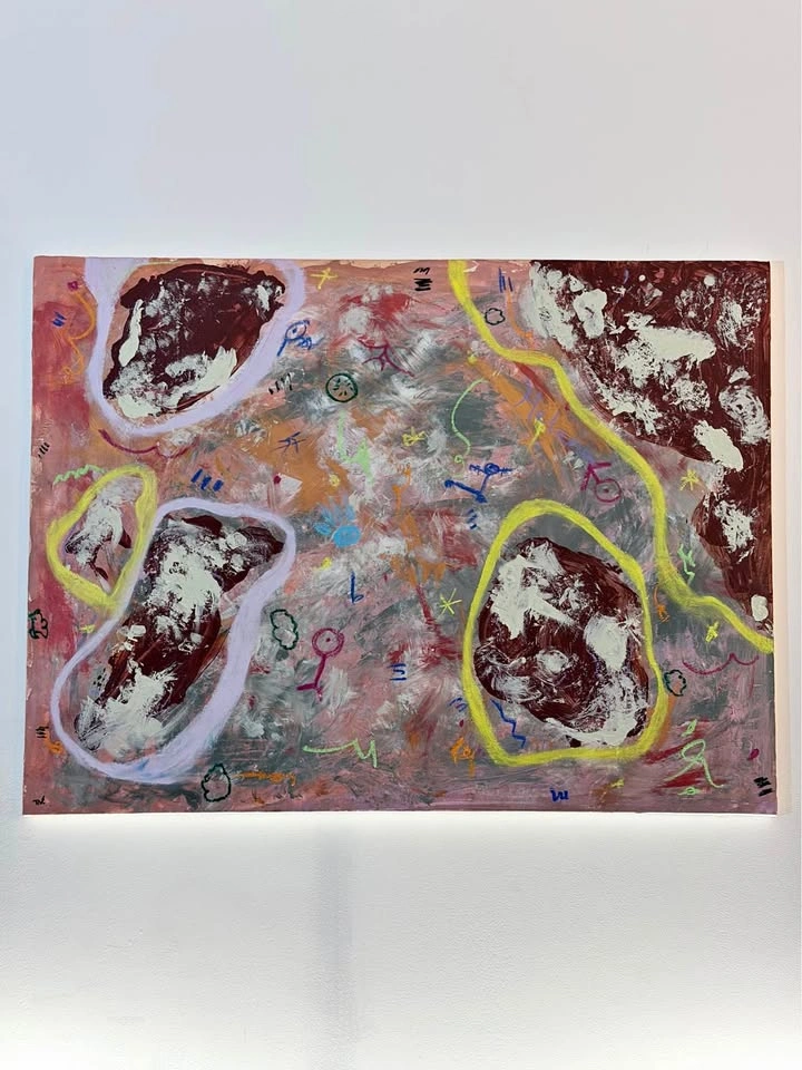 Original Abstract painting 30x40