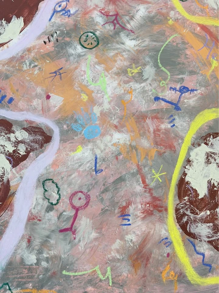 Original Abstract painting 30x40 - photo 4