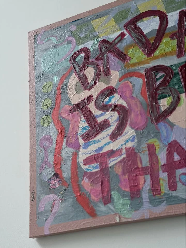 Original Painting-Three Little Rascals - photo 3