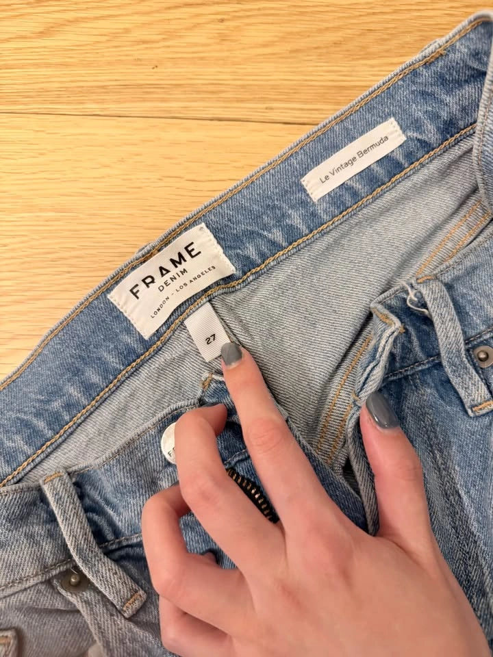 Women Frame denim shorts size 27 - photo 2