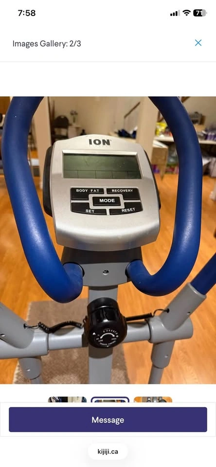 Ion Fitness Elliptical machine - photo 2