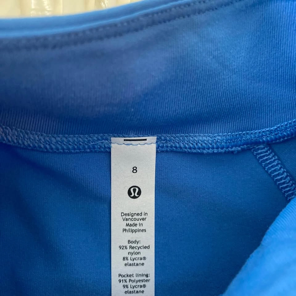 NWT Lululemon It's Rulu Cropped Half Zip - Blue Nile - photo 4