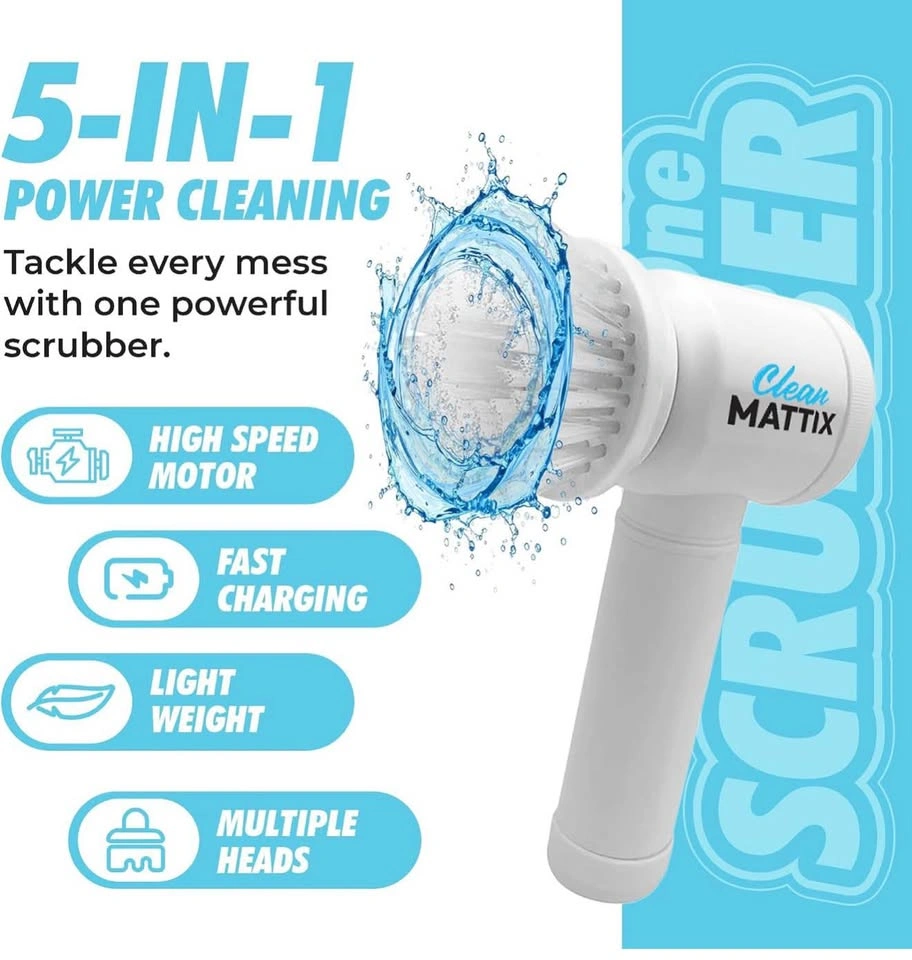 5-in-1 Electric Spin Scrubber – Cordless Power Scrubber - photo 2