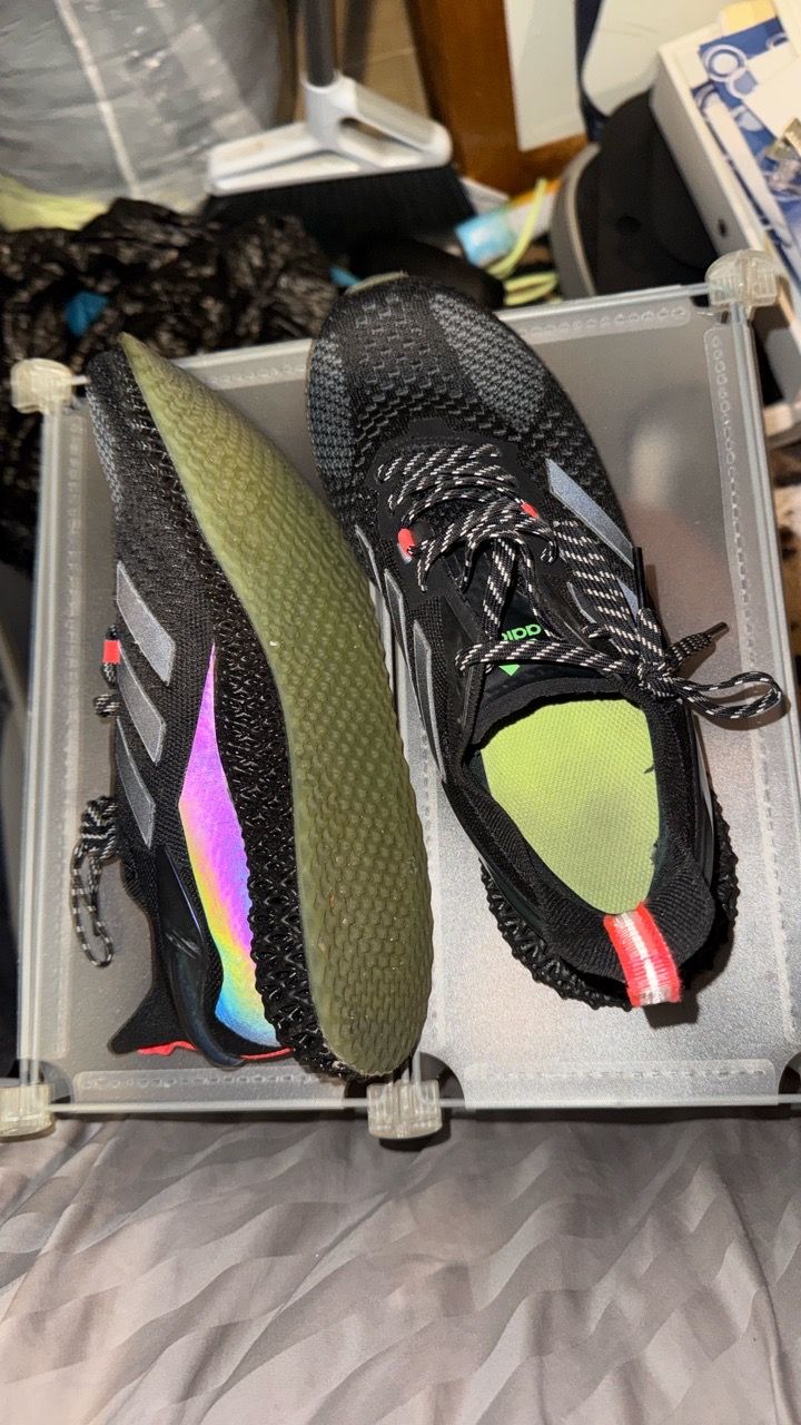 Adidas Black Knit Running Sneakers - photo 3