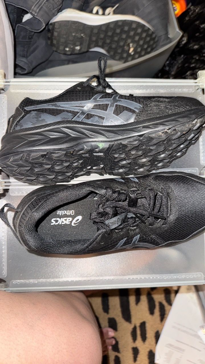 ASICS OrthoLite Black Running Sneakers - photo 2