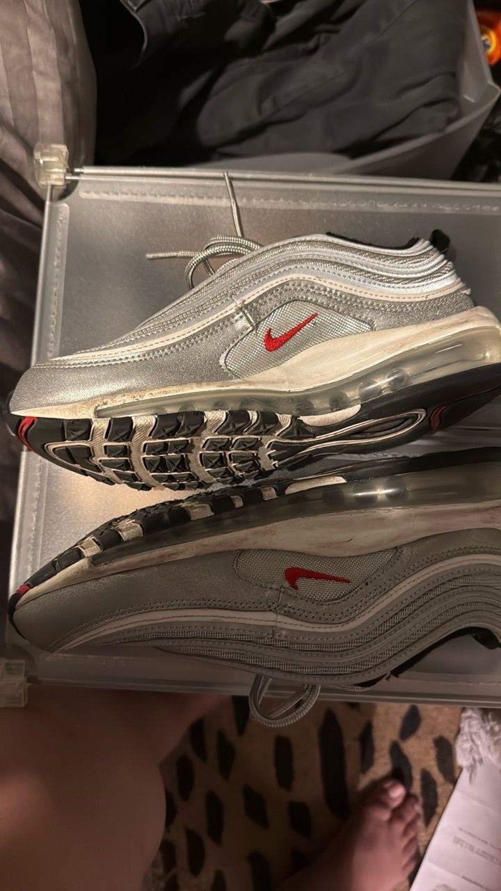 Nike Air Max 97 Silver Bullet Sneakers - photo 5