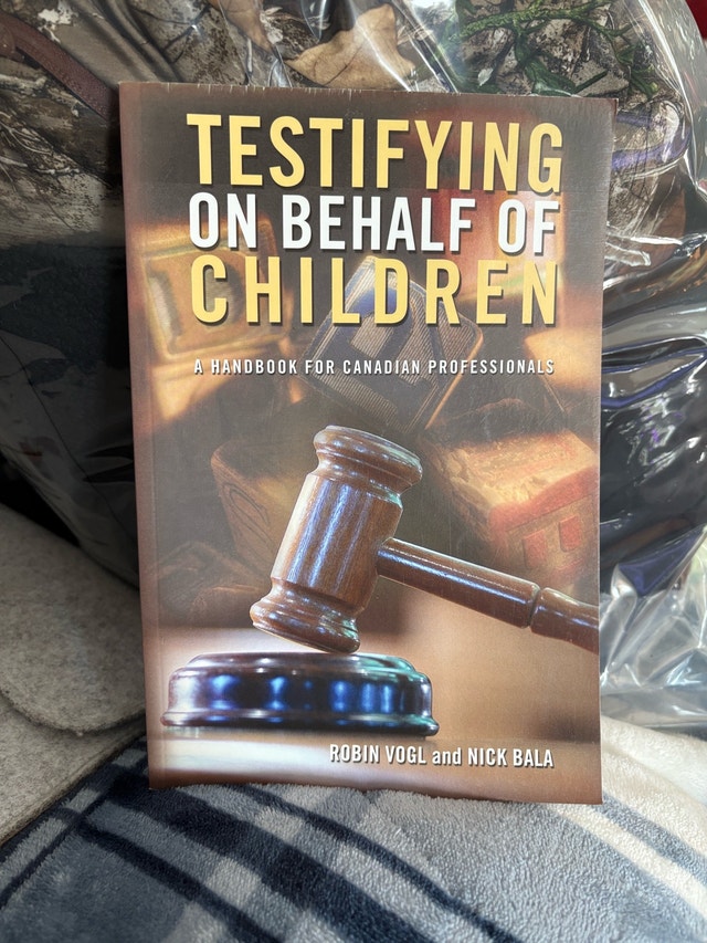 Testifying on Behalf of Children by Robin Vogl and Nick Bala