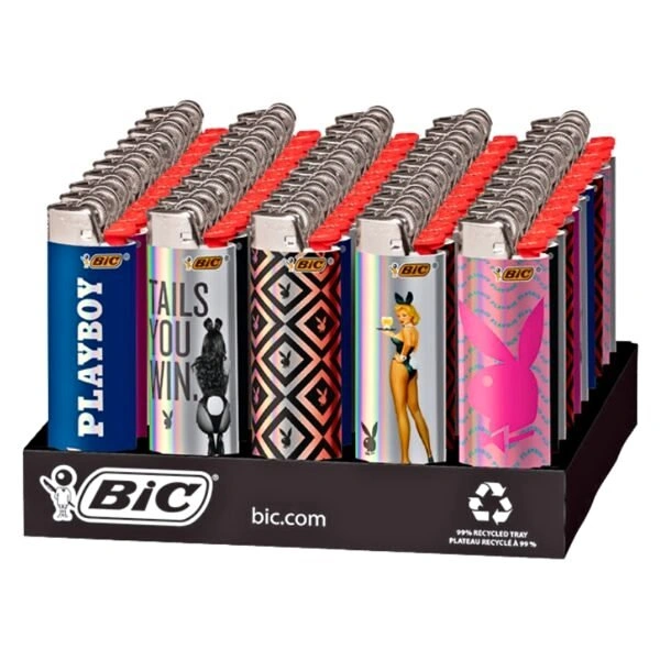 BIC Playboy Lighters – 50-Count Display Tray