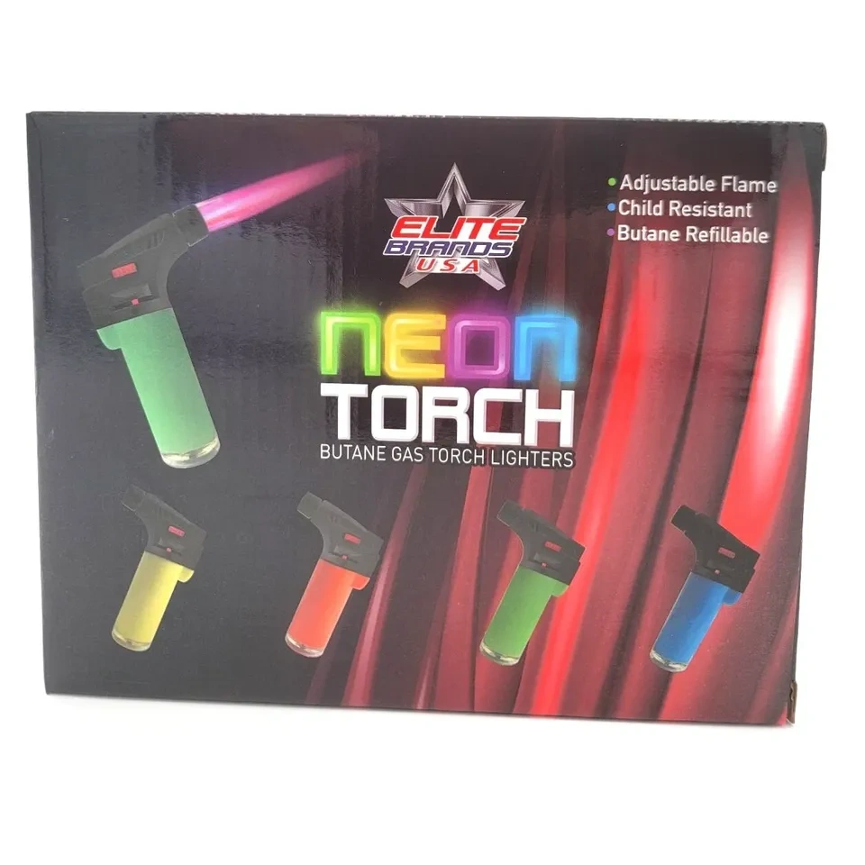 Elite Brands USA Jet Flame Butane Torch Lighters (12 Pack) - photo 3
