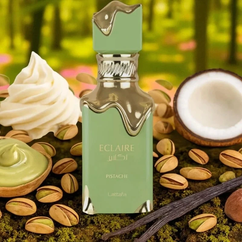 Eclaire Pistache Eau de Parfum Spray 100ml (3.4oz) by Lattafa - photo 5