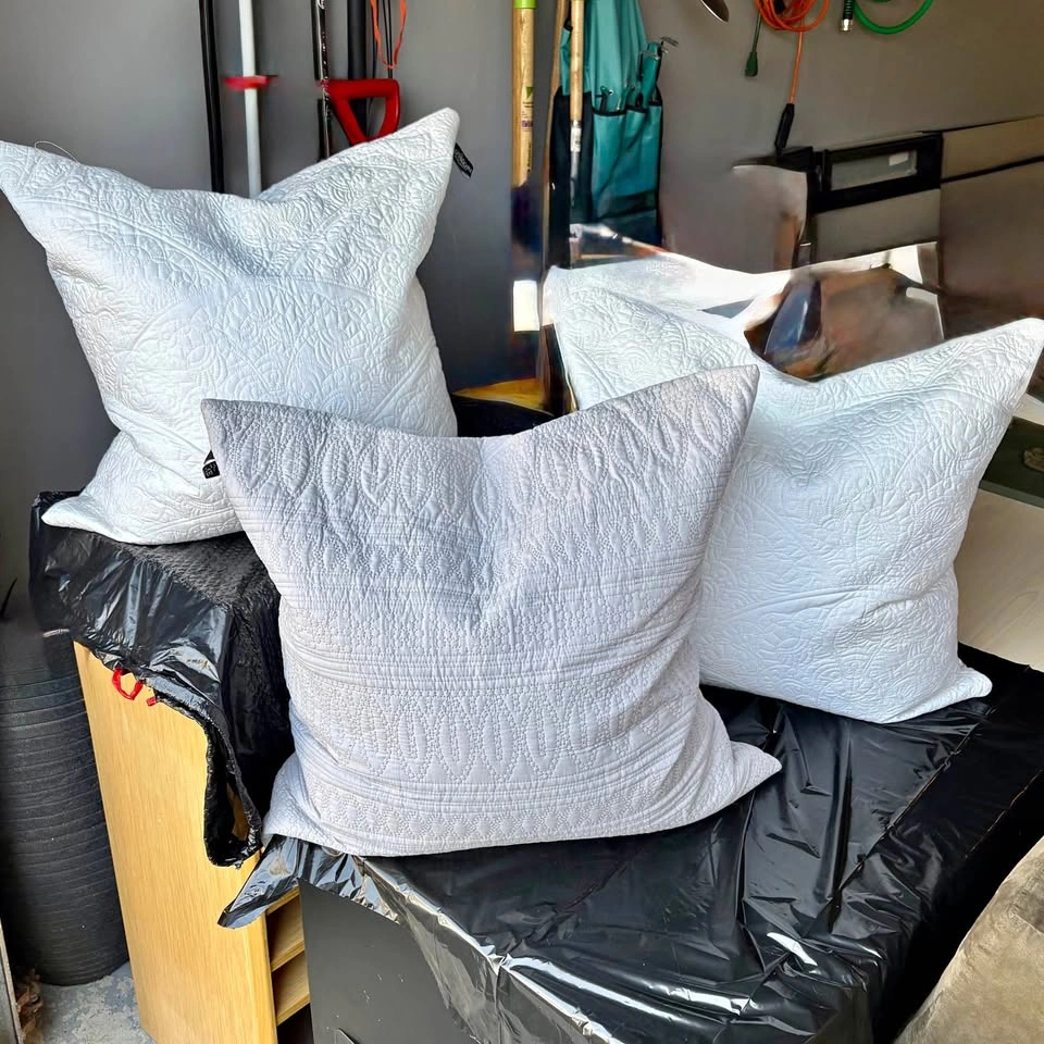 Set of 3 Large Decorative Throw Pillows
