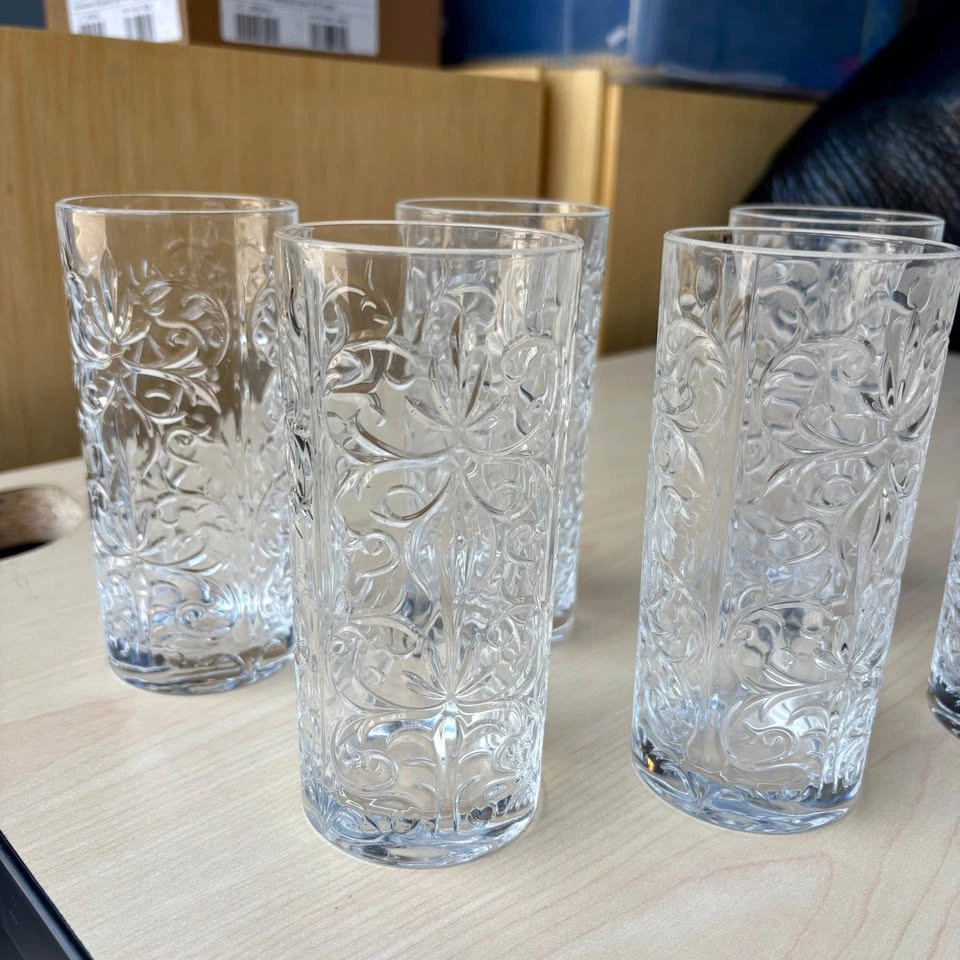 Set of 6 Pretty Drinking Glasses - photo 2