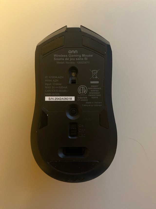 Onn Wireless Gaming Mouse