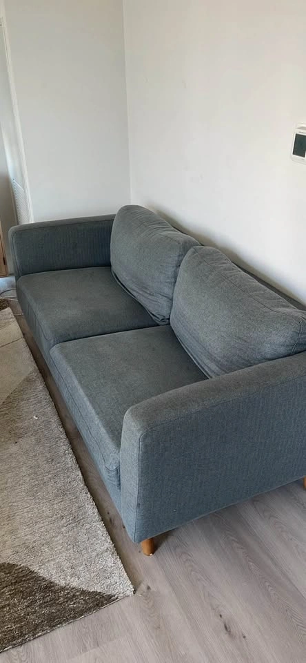 Grey Fabric Three-Seater Sofa (Structube Falcon) - photo 2
