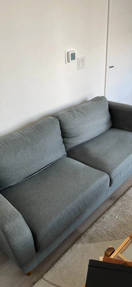 Grey Fabric Three-Seater Sofa (Structube Falcon) - photo 3