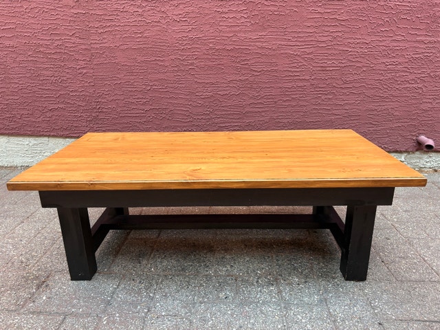 Rustic Wood Coffee Table - photo 2