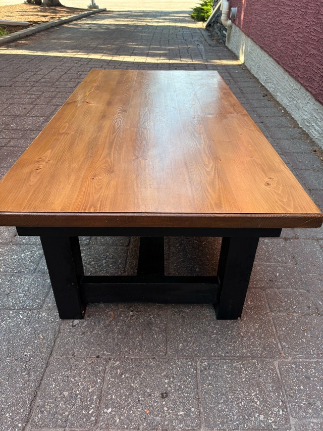Rustic Wood Coffee Table - photo 4