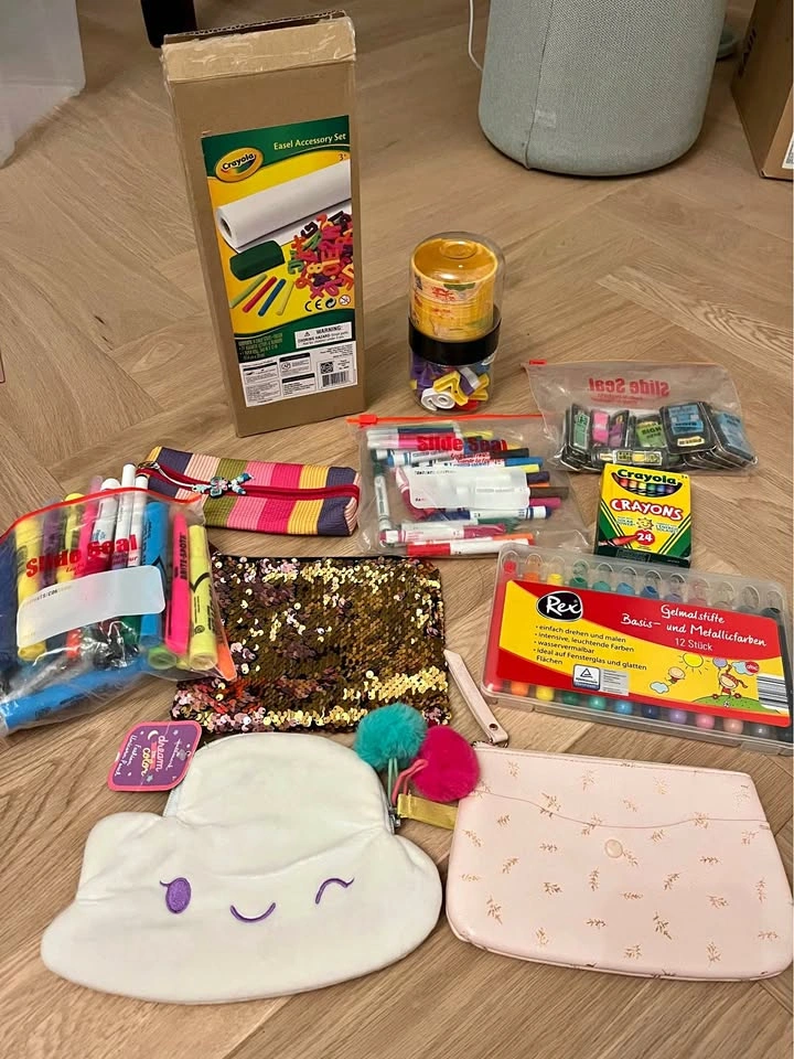 Huge lot of kids art supplies and stationary bundle