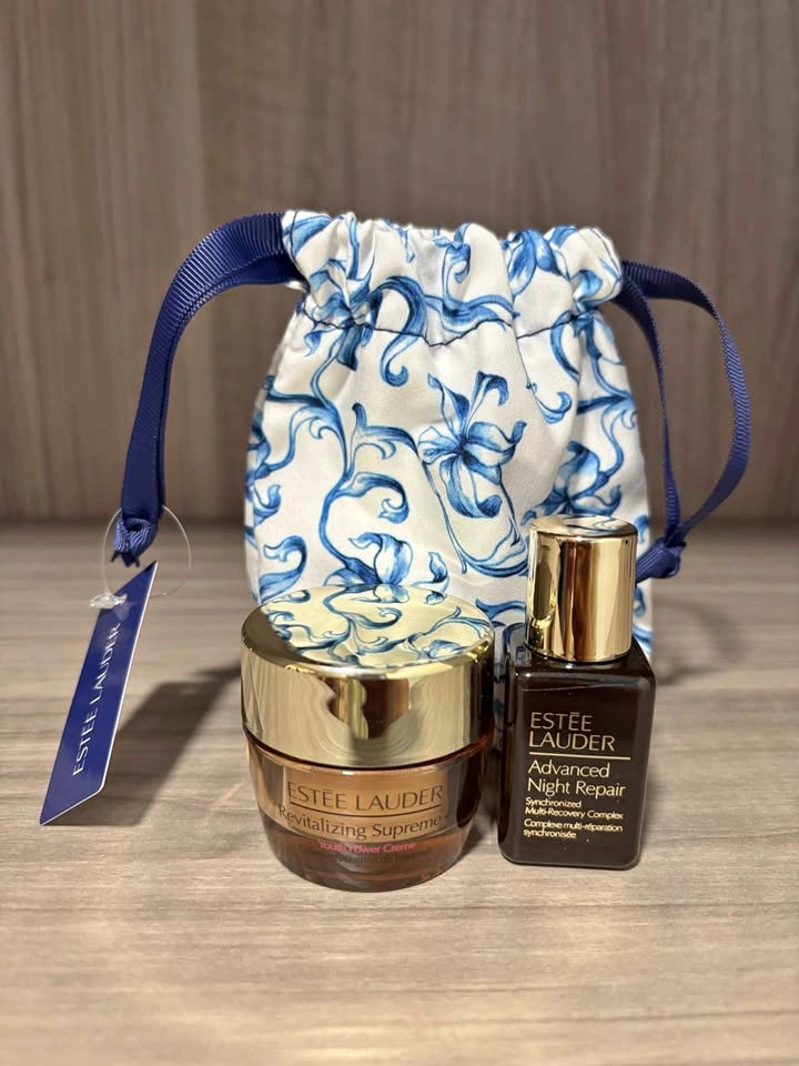 Estée Lauder Skincare Set: Night Repair Serum & Supreme+ Cream