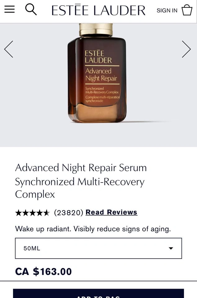 Estee Lauder Advanced Night Repair Serums 49ml + Shiseido Pouch - photo 5