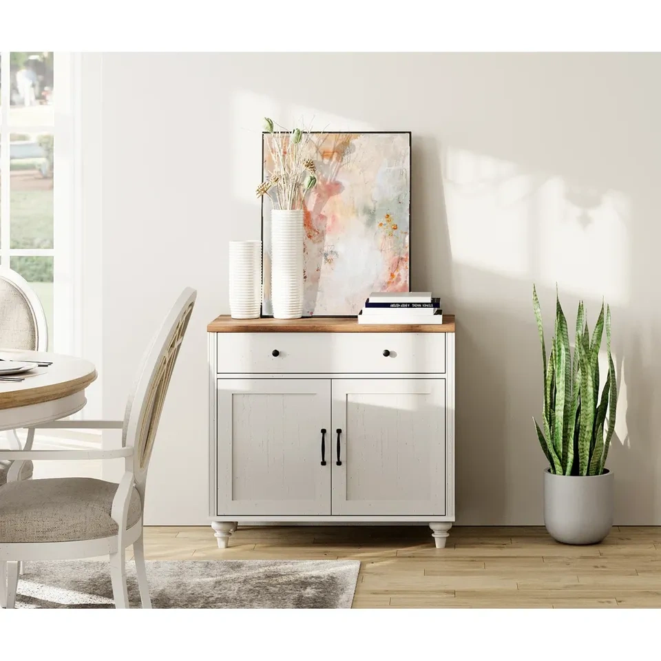 Scarlett Sideboard Buffet Cabinet | White - photo 4