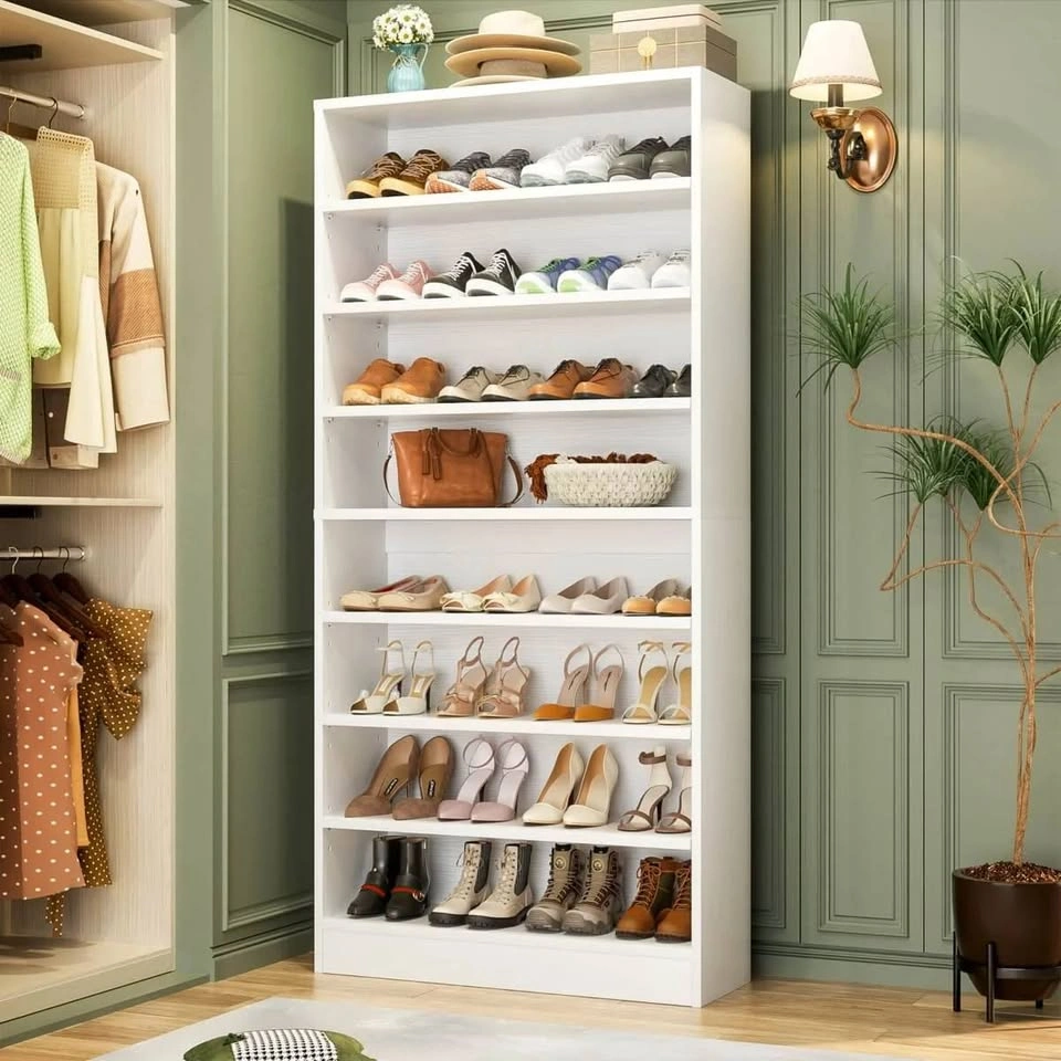 9-Tier Shoe Storage Cabinet – White - photo 3