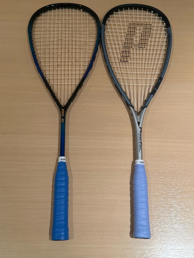 Prince Extender Pro Comp OS & Power Fan Squash Rackets