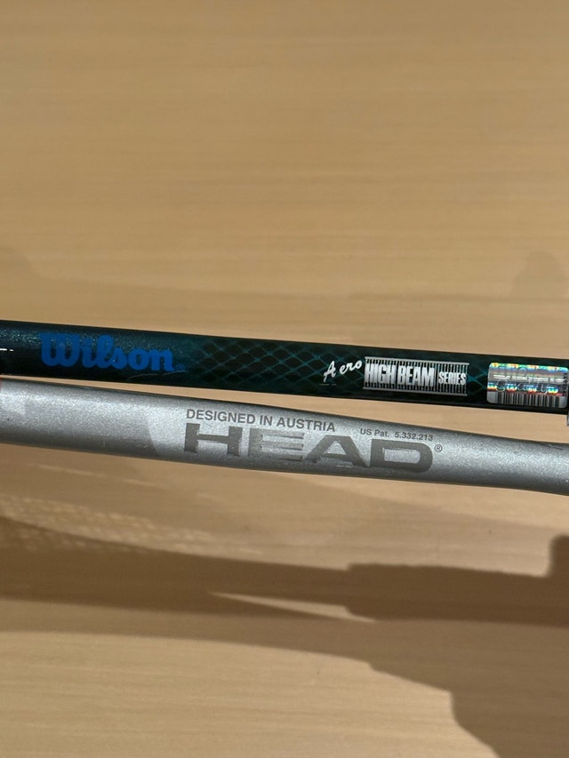 Wilson and Head Squash Rackets Racquets - New Grips - photo 5