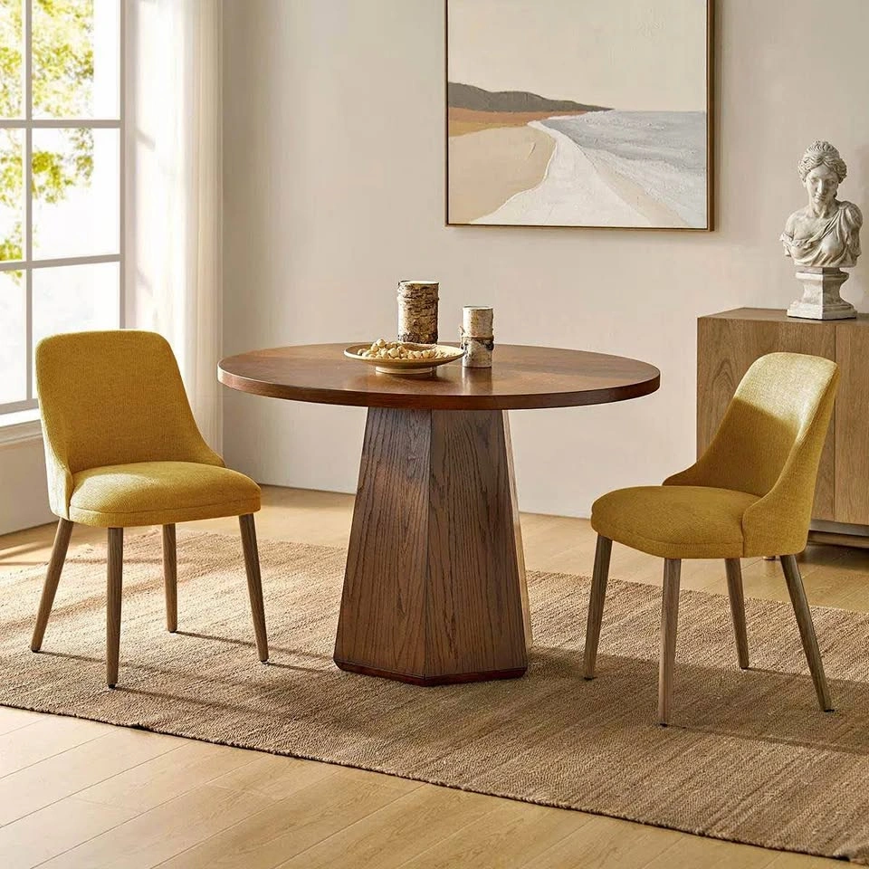 Kanalu Modern Upholstered Dining Chairs - Set of 2