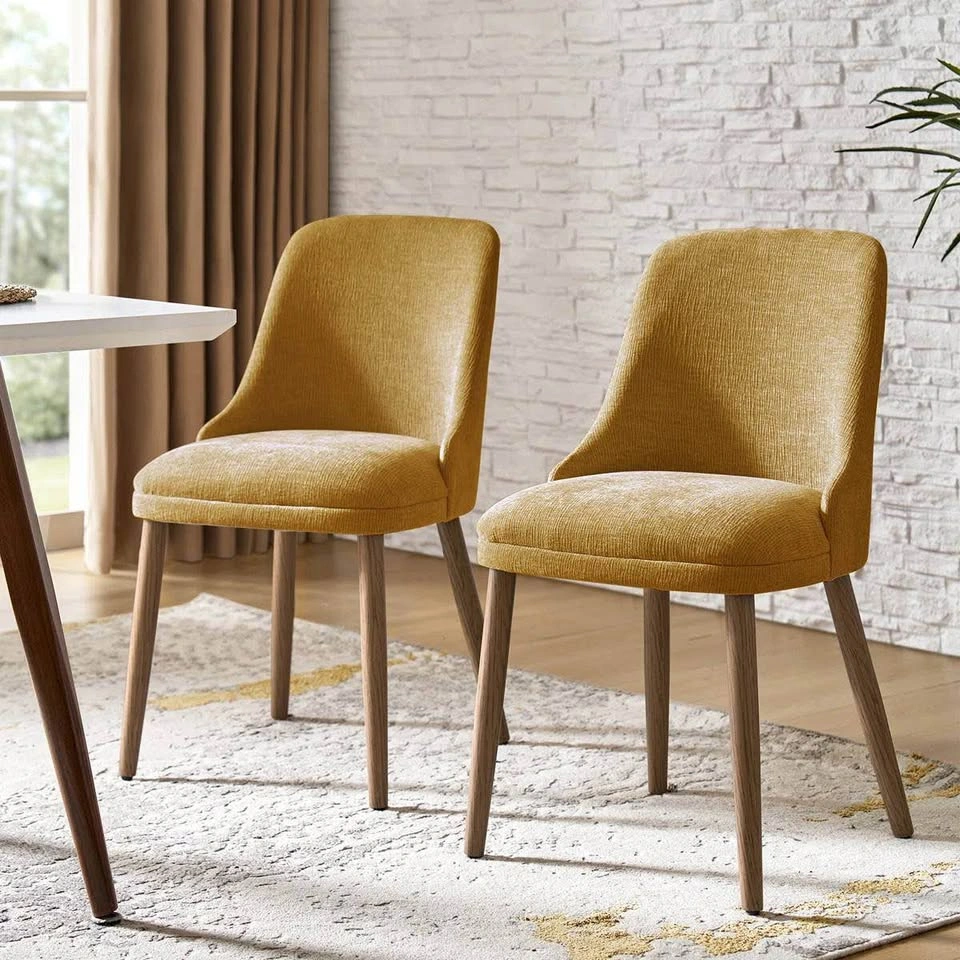 Kanalu Modern Upholstered Dining Chairs - Set of 2 - photo 5