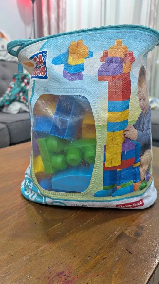 Mega Bloks Big Building Bag 80 pcs