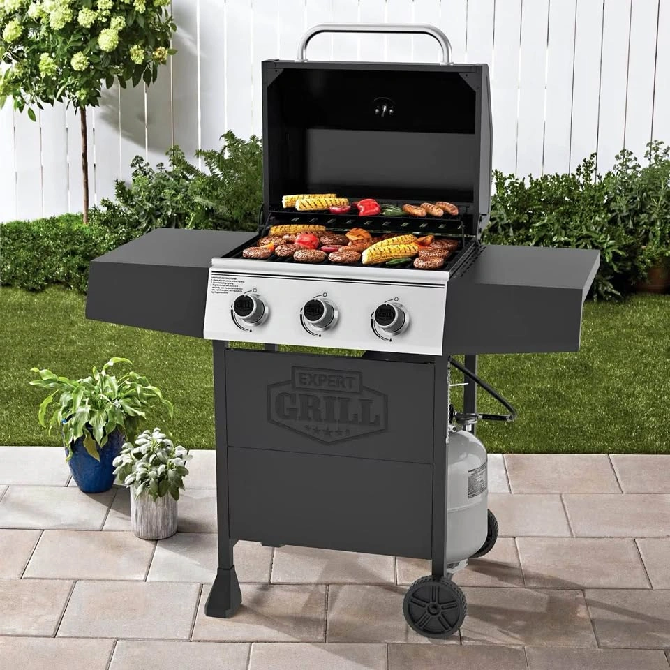 Expert Grill 3 Burner Propane Gas BBQ Grill