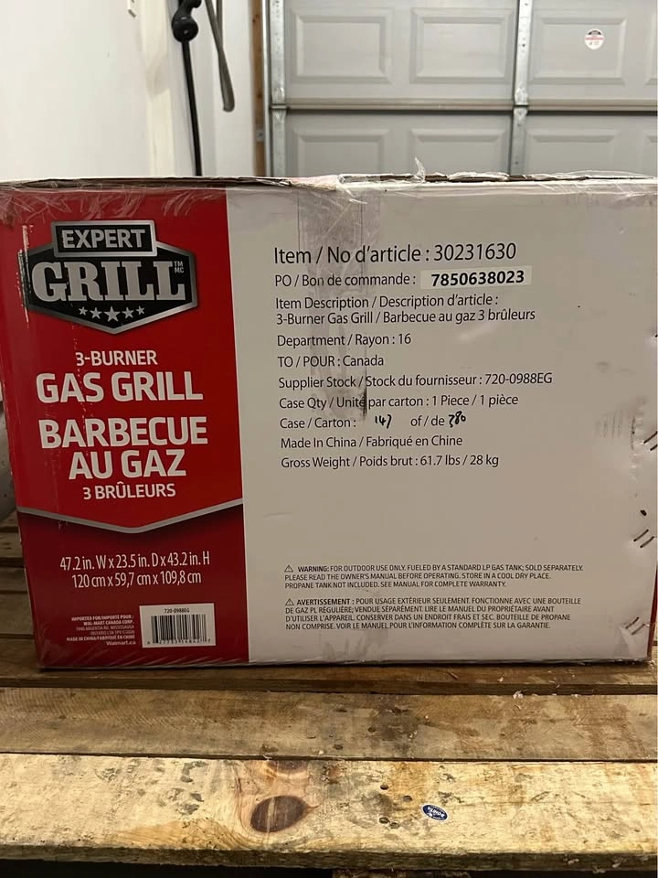 Expert Grill 3 Burner Propane Gas BBQ Grill - photo 4