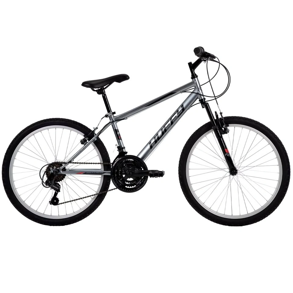 Huffy Rock Creek 24" Boys 18-Speed Mountain Bike - Gray