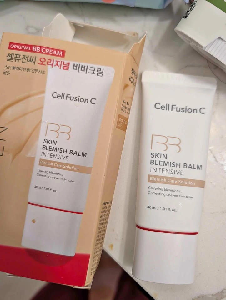 Cell fusion c skin blemish balm makeup