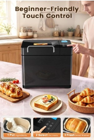 KBS MBF-010 Bread Maker – 17 Programs – Open Box - photo 2