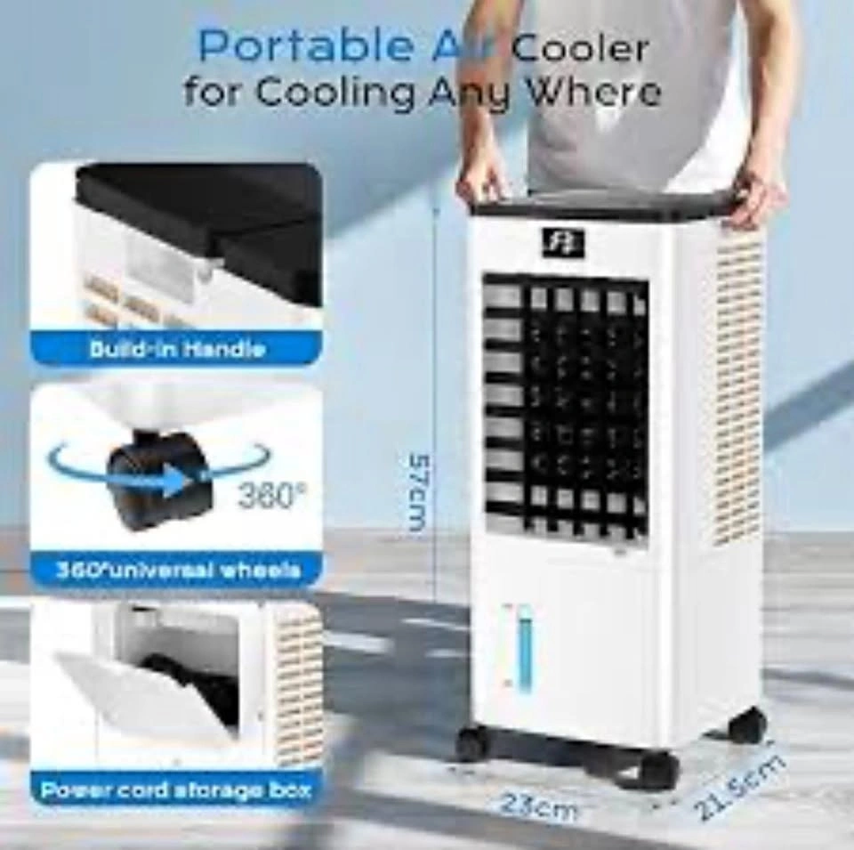 Portable Evaporative Air Cooler – 3 Speed Cooling Fan