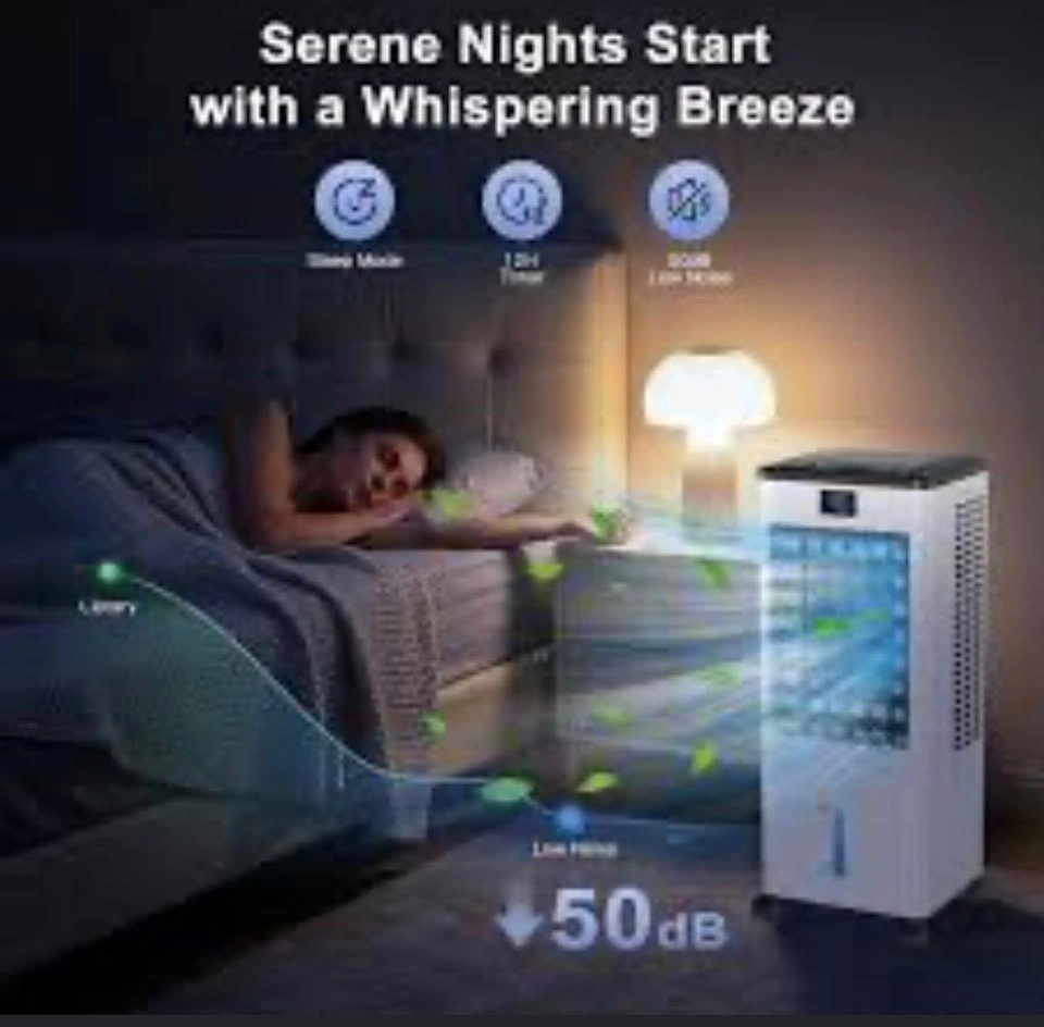 Portable Evaporative Air Cooler – 3 Speed Cooling Fan - photo 2
