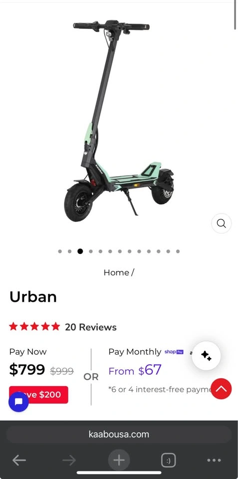 Kaabo Urban Electric Scooter - photo 2