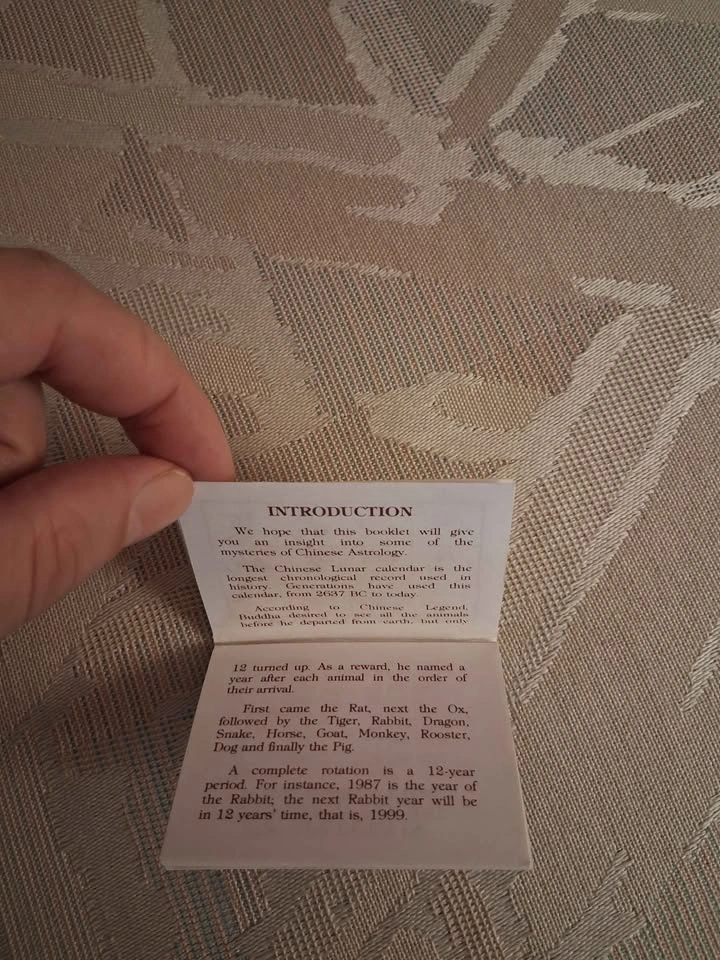 Vintage 1990 China Garden Restaurant Ephemera / Memorabilia - photo 2