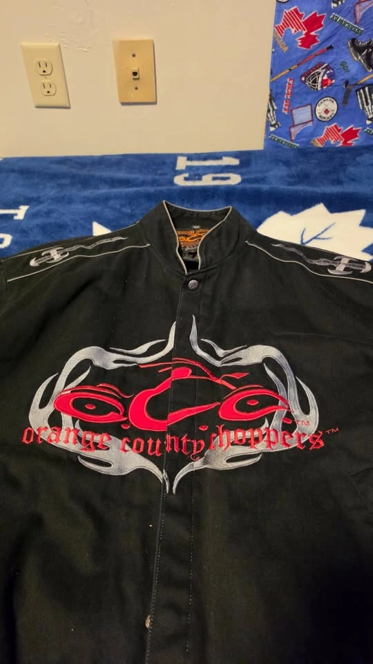 Vintage Orange County Choppers Canvas Jacket (Size XL) - photo 2
