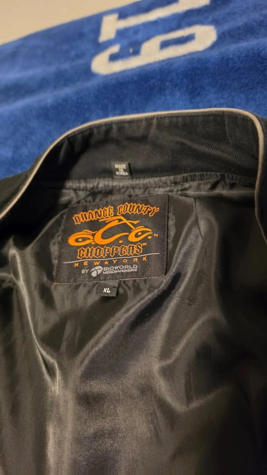 Vintage Orange County Choppers Canvas Jacket (Size XL) - photo 3