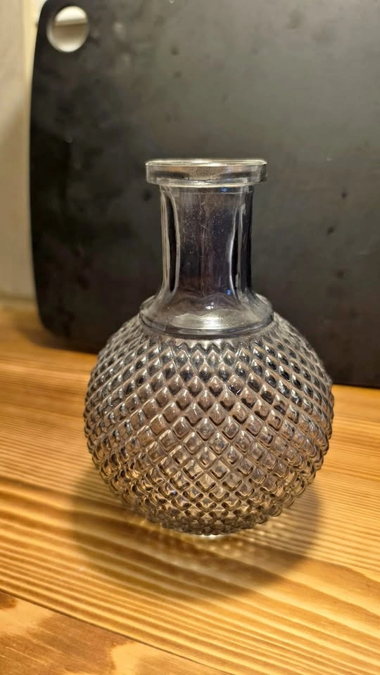 Petite Smoky Amethyst Glass Bud Vase