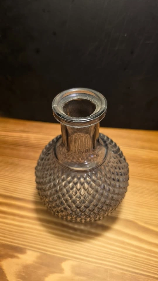 Petite Smoky Amethyst Glass Bud Vase - photo 2