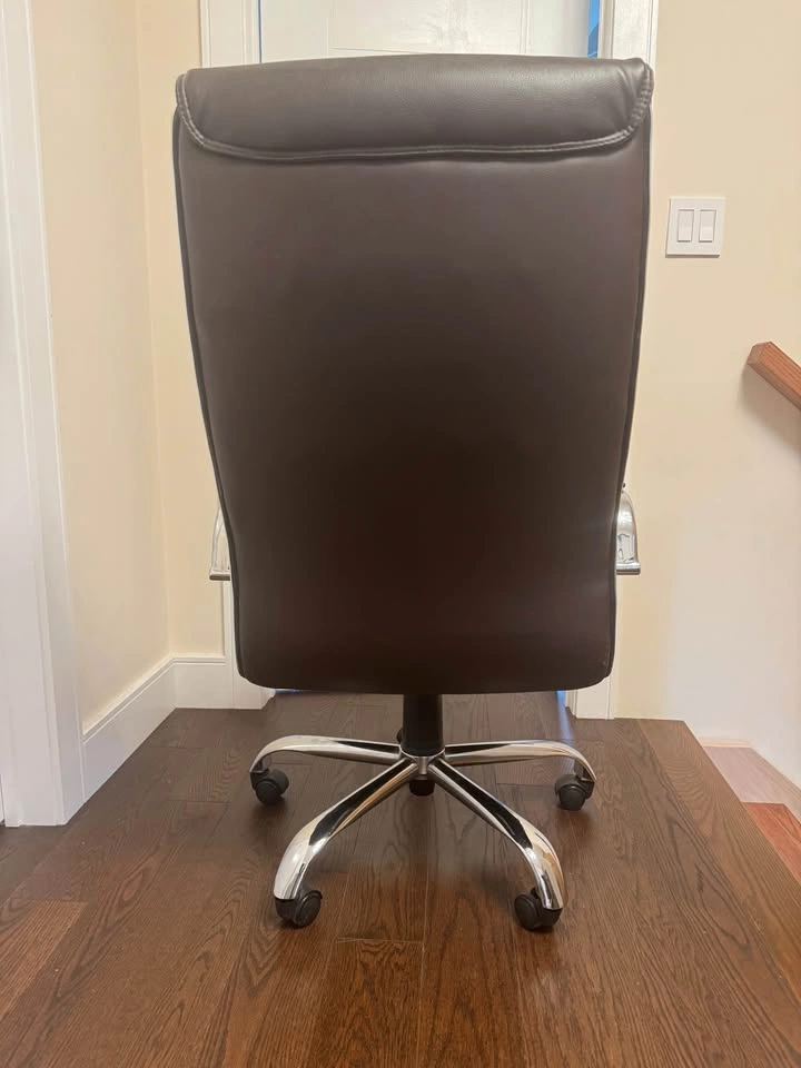 Modern Dark Brown High-Back Executive Office Chair - photo 4